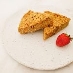 Tarta de manzana, zanahoria y avena