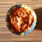 “Fettuccine” de konjac al salmón