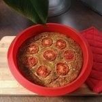 Zucchini salty cake: vegan and gluten-free