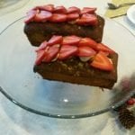 Plum Cake de Mijo sin gluten con avellanas y fresas frescas