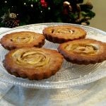 Mini tartas veganas de manzana