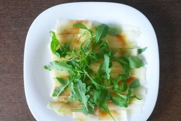 carpaccio de pepino