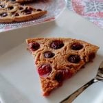 Clafoutis vegano de cerezas