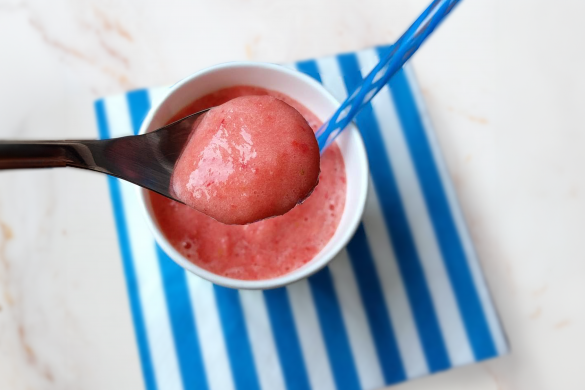 sorbete de fresa