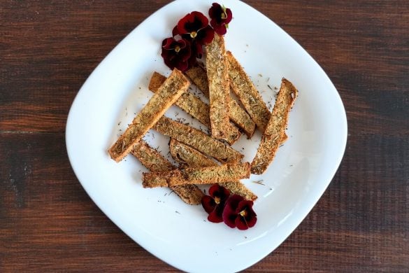 Palitos de tofu al aroma de tomillo