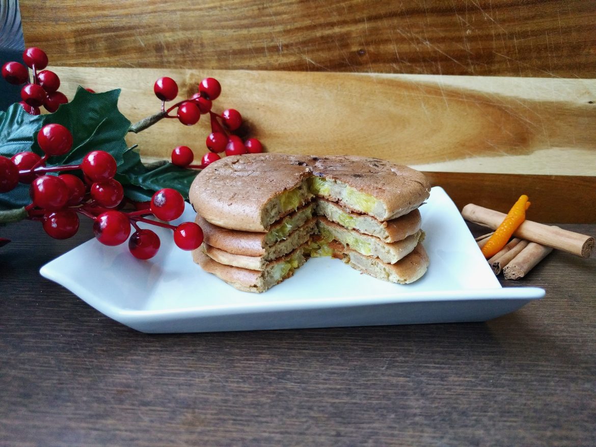 El desayuno de Navidad: Tortitas sin gluten de jengibre y naranja