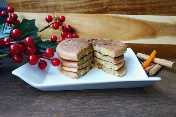 Tortitas sin gluten de jengibre y naranja