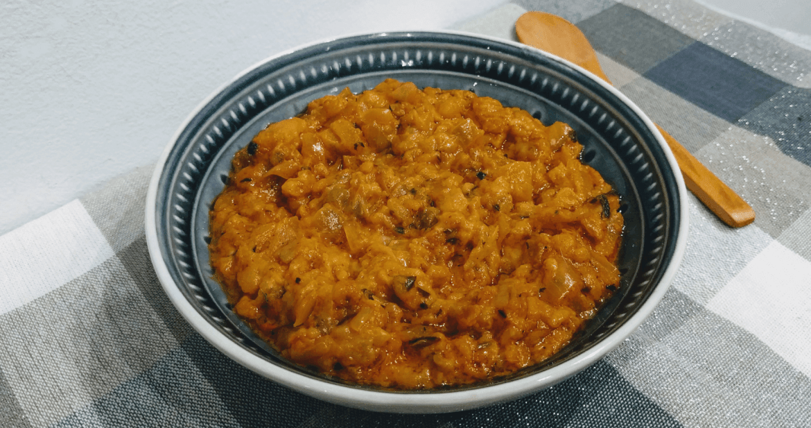 Curry Vegano de Berenjenas: Sabores de India
