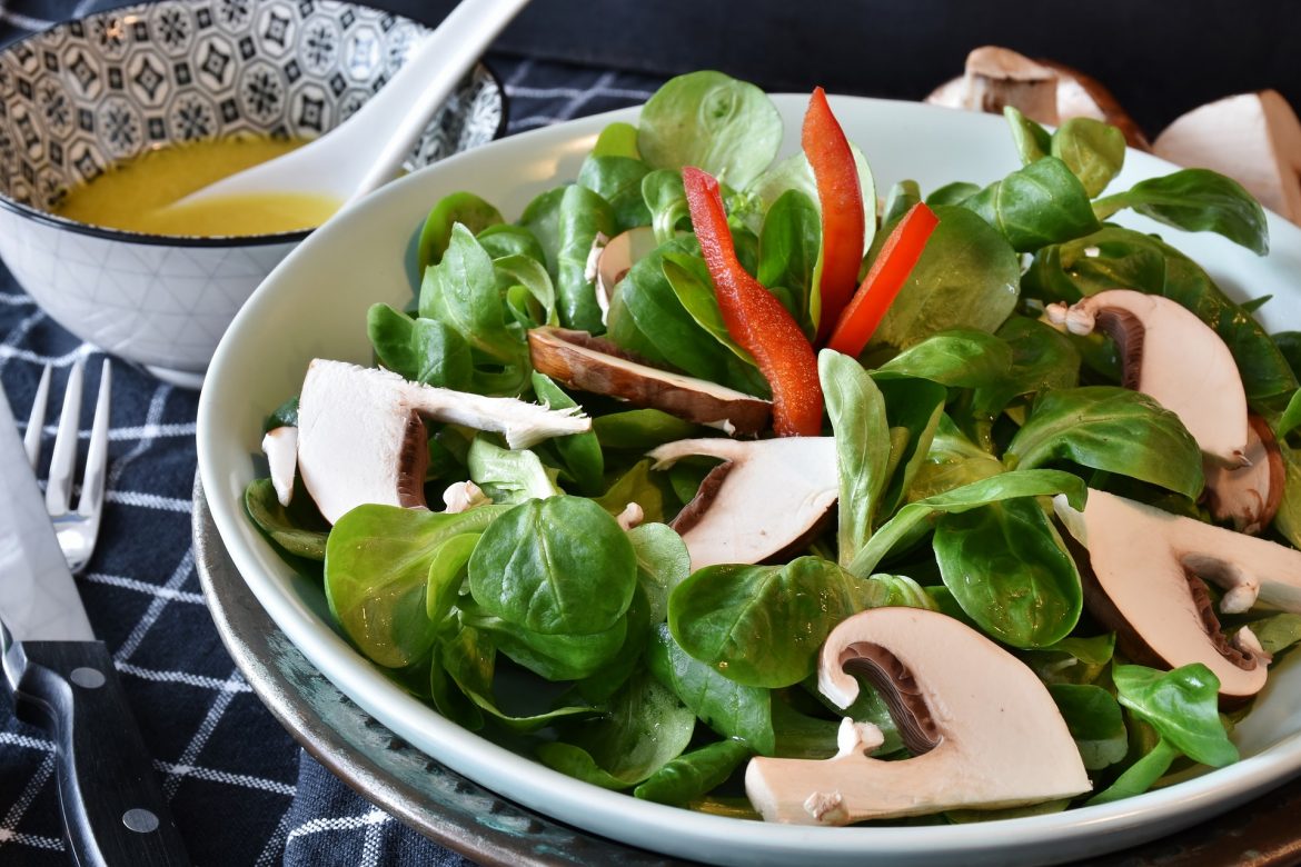 Ensalada con vinagreta de mostaza y falsa miel