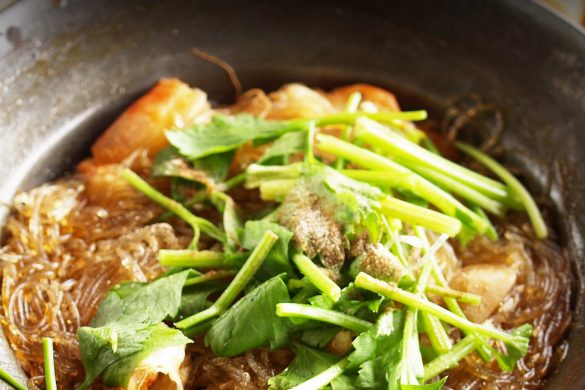 Noodles with veggies and Tamari sauce