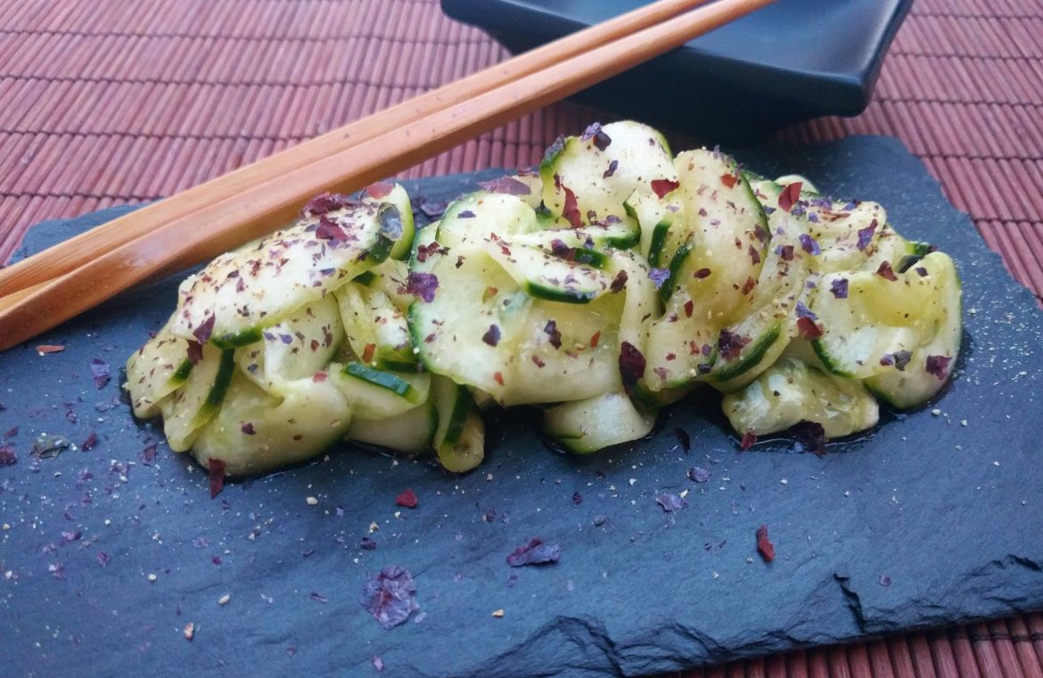 Sunomono: ensalada japonesa de pepino