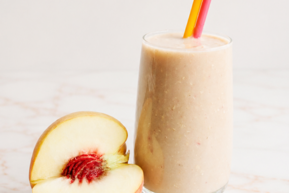 Smoothie de melocotón y avena