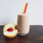 Smoothie de melocotón y avena