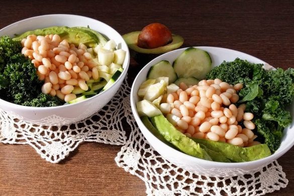 Ensalada verde con judías