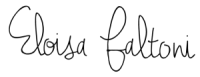 Firma de Eloisa Faltoni