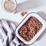 Homemade Sugar-free granola with hazelnuts and coconut