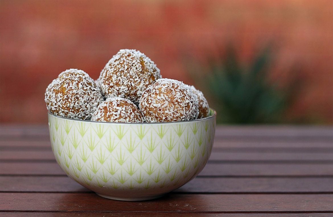 Bolitas de calabaza y coco