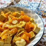 Yellow vegan curry