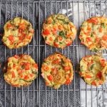 Swiss chard & peppers muffins
