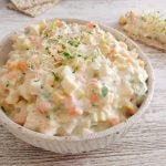 Egg salad with homemade mayonnaise